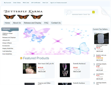 Tablet Screenshot of butterflykarma.com.au